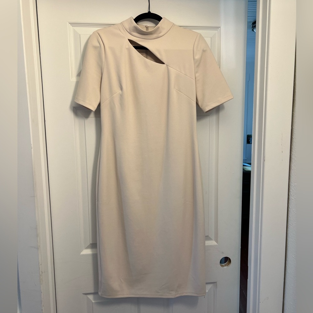 Maggy London cream dress